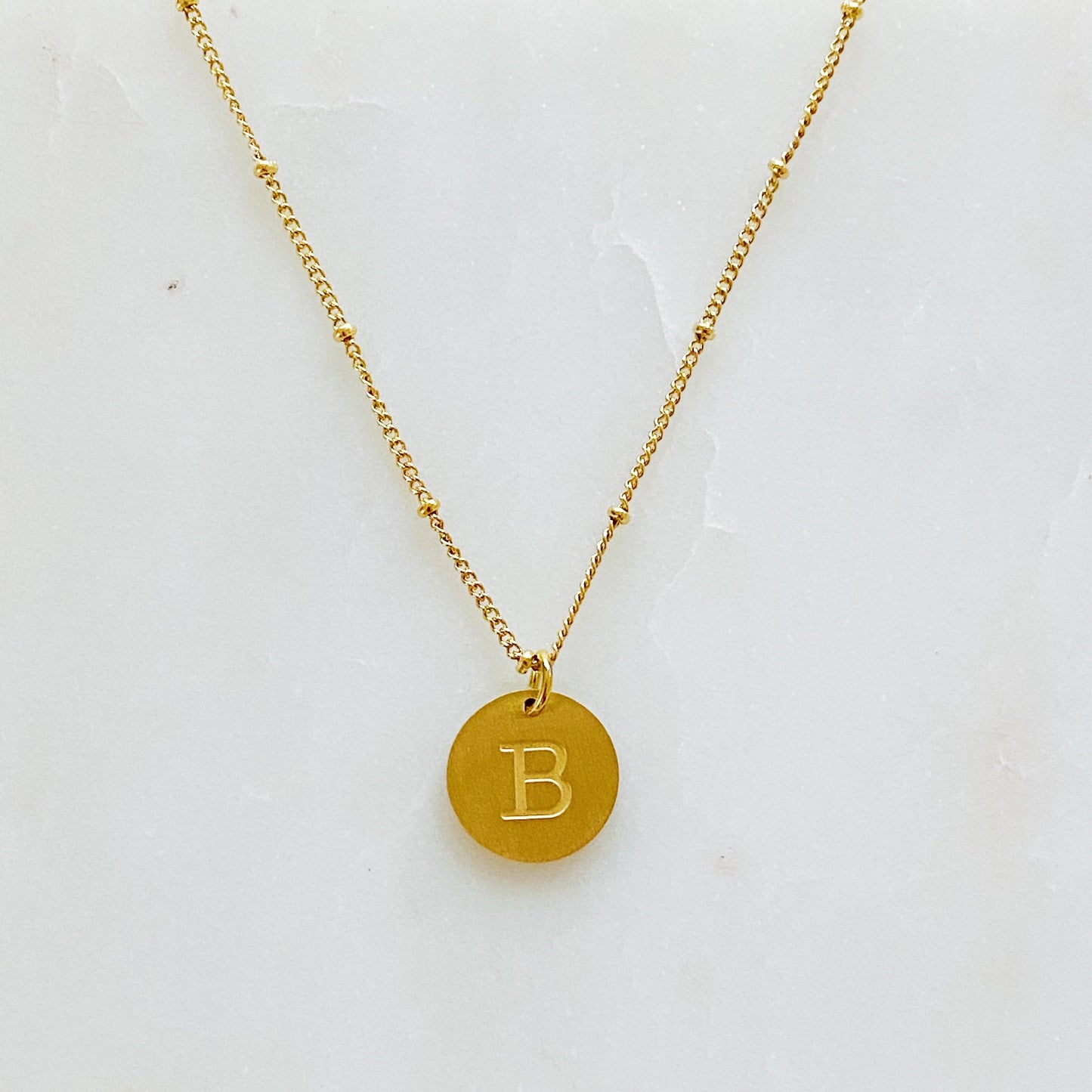 Initial Charm Necklace