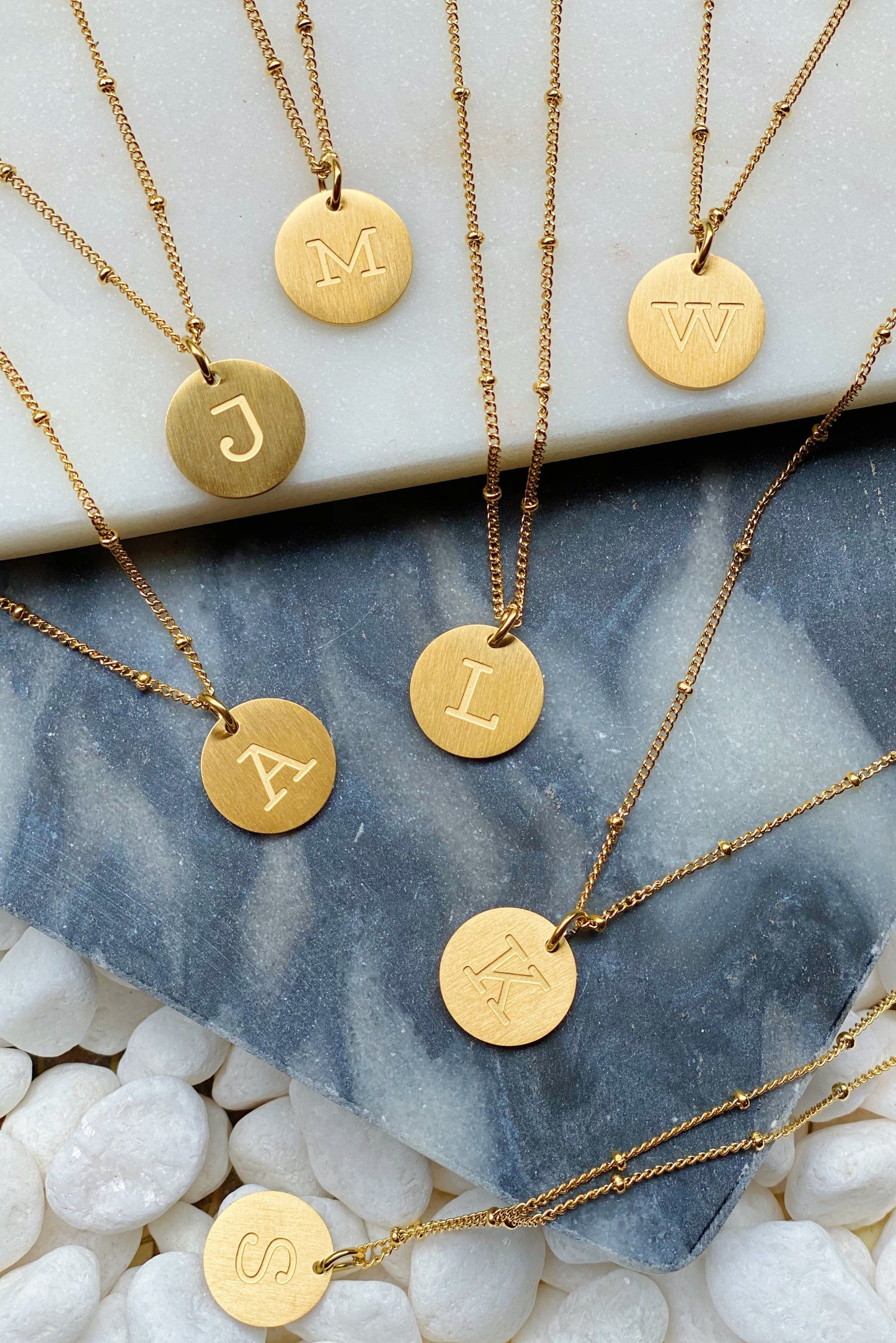 Initial Charm Necklace