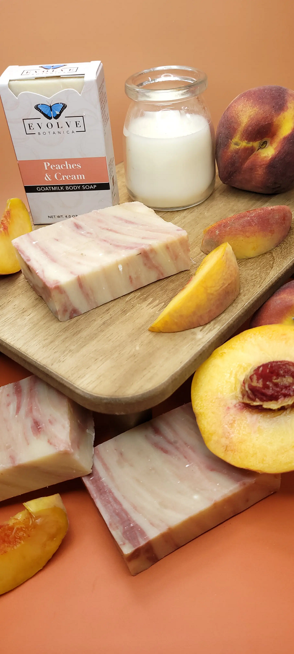 Handmade Soap - Peaches and Cream (Goatmilk)