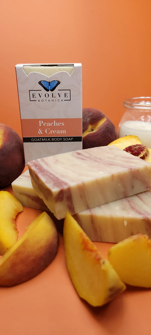 Handmade Soap - Peaches and Cream (Goatmilk)