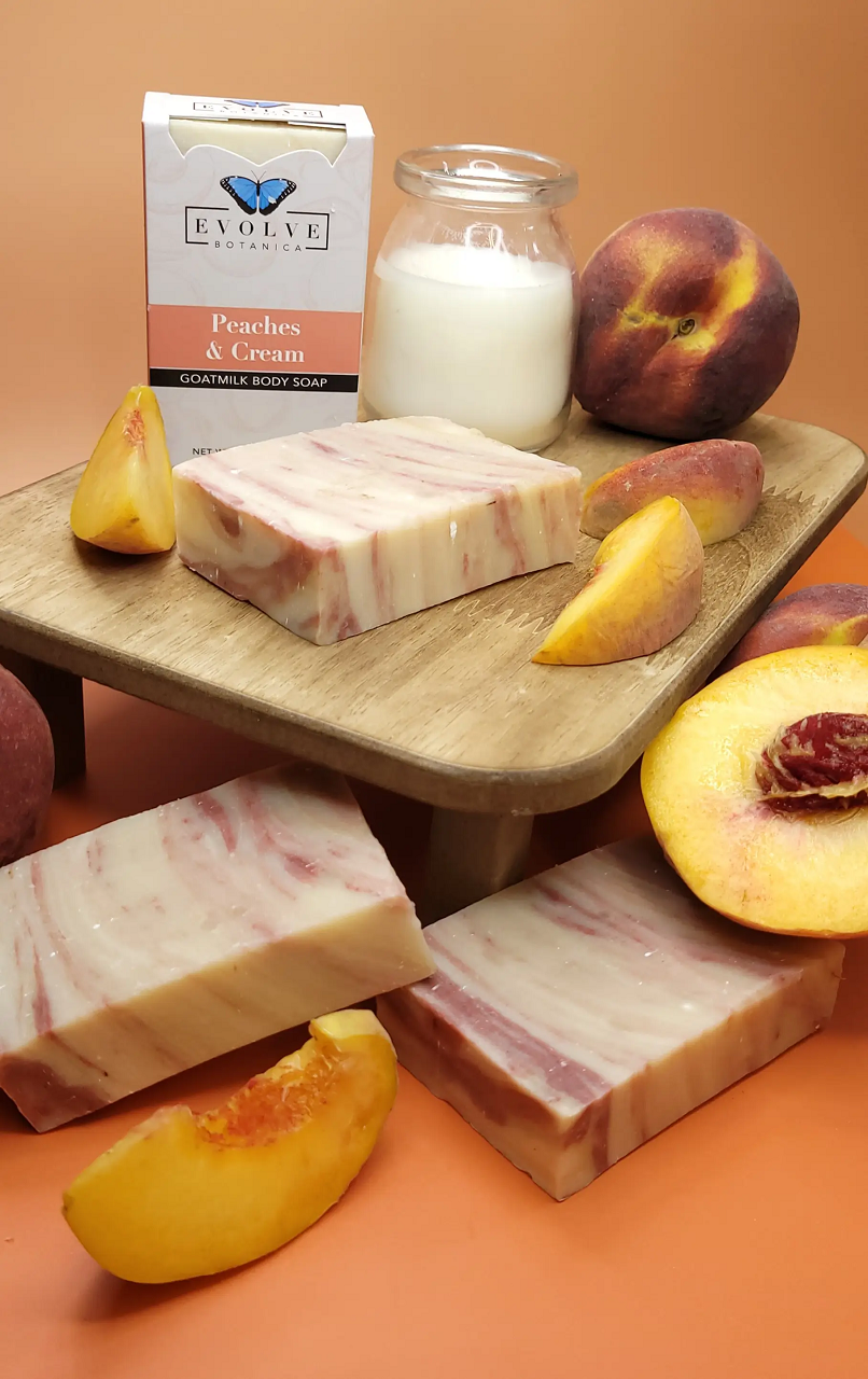 Handmade Soap - Peaches and Cream (Goatmilk)