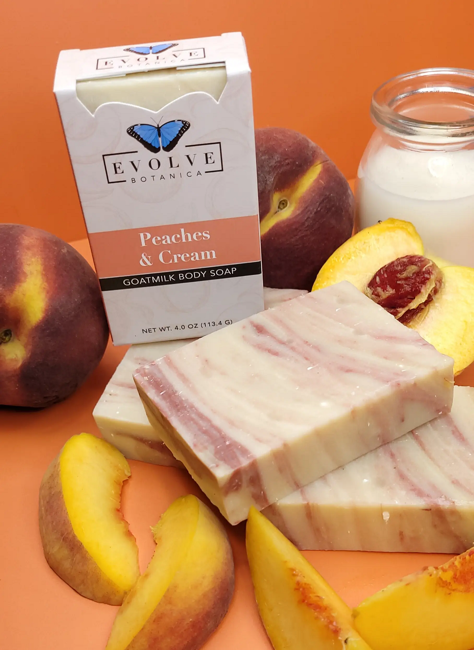 Handmade Soap - Peaches and Cream (Goatmilk)