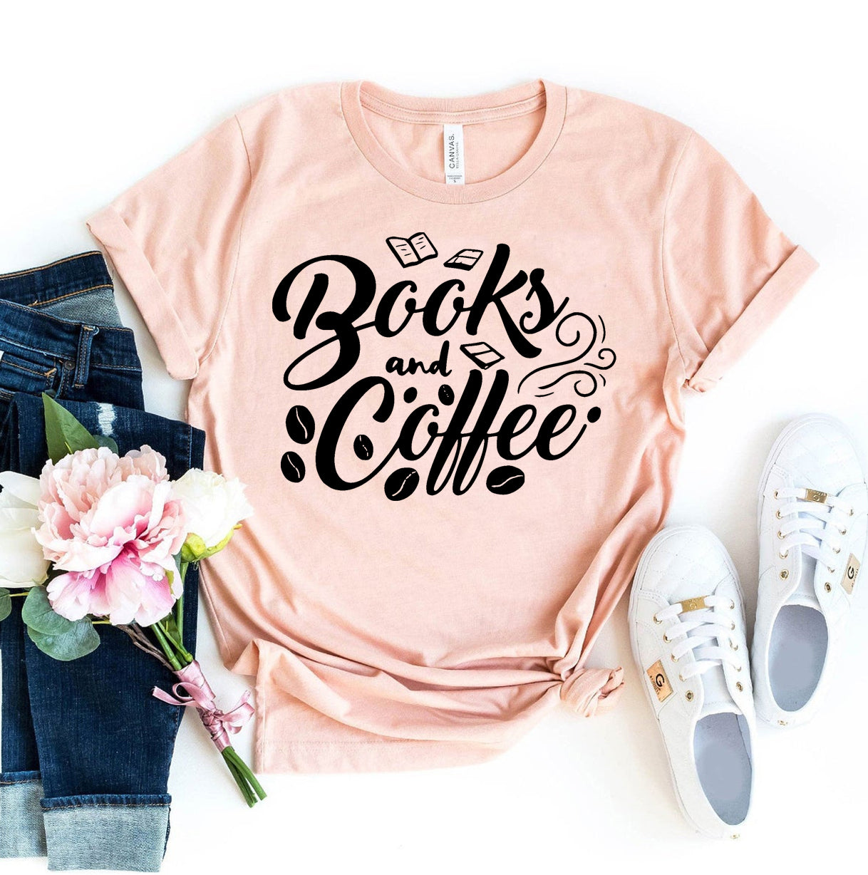 Books and Coffee T-Shirt