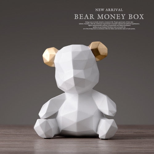 Piggy Bank Teddy Bear