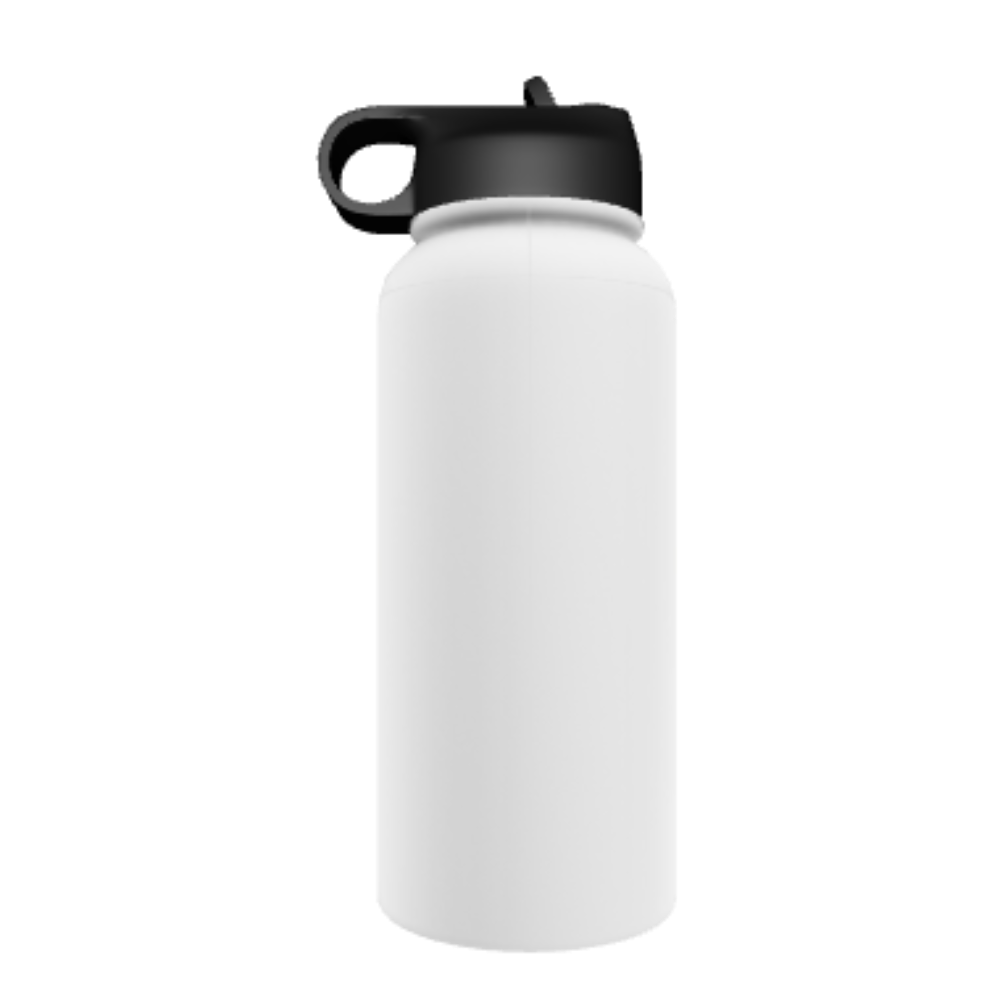 32oz Stainless Steel Jojo Bean Logo Water Bottle