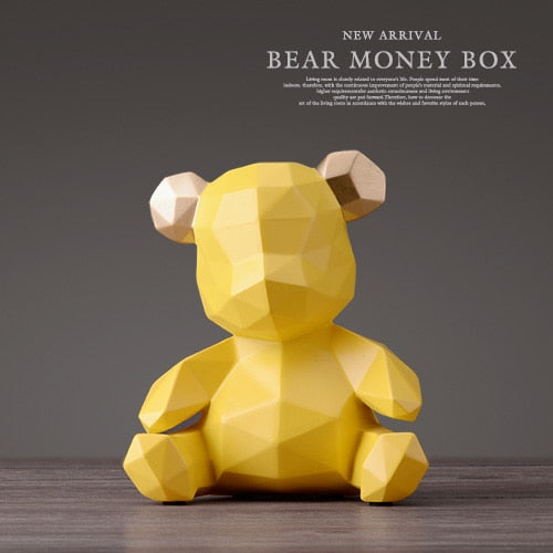 Piggy Bank Teddy Bear