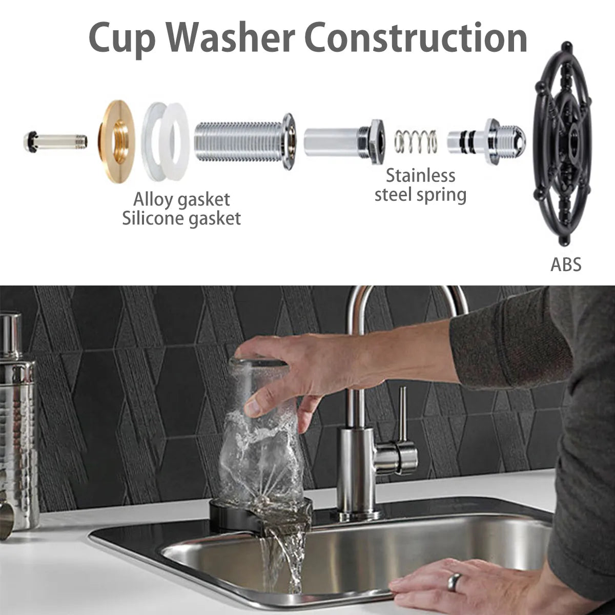 Faucet Glass Rinser