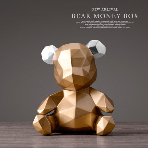 Piggy Bank Teddy Bear