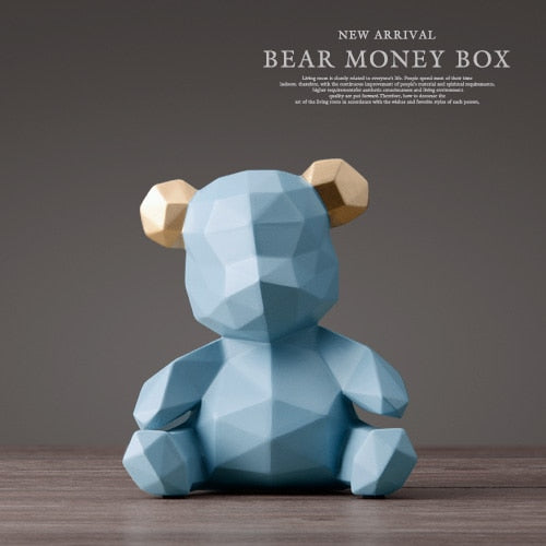 Piggy Bank Teddy Bear