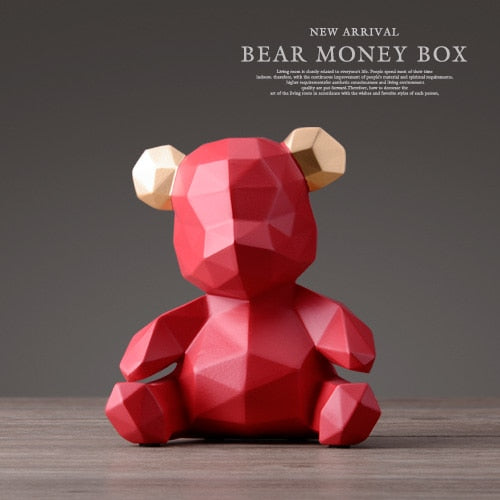 Piggy Bank Teddy Bear