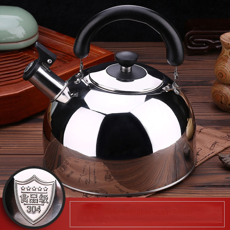 Stainless Steel Whistling Tea Kettle