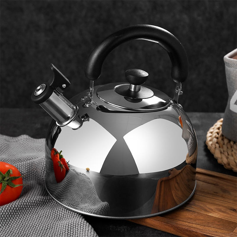 Stainless Steel Whistling Tea Kettle