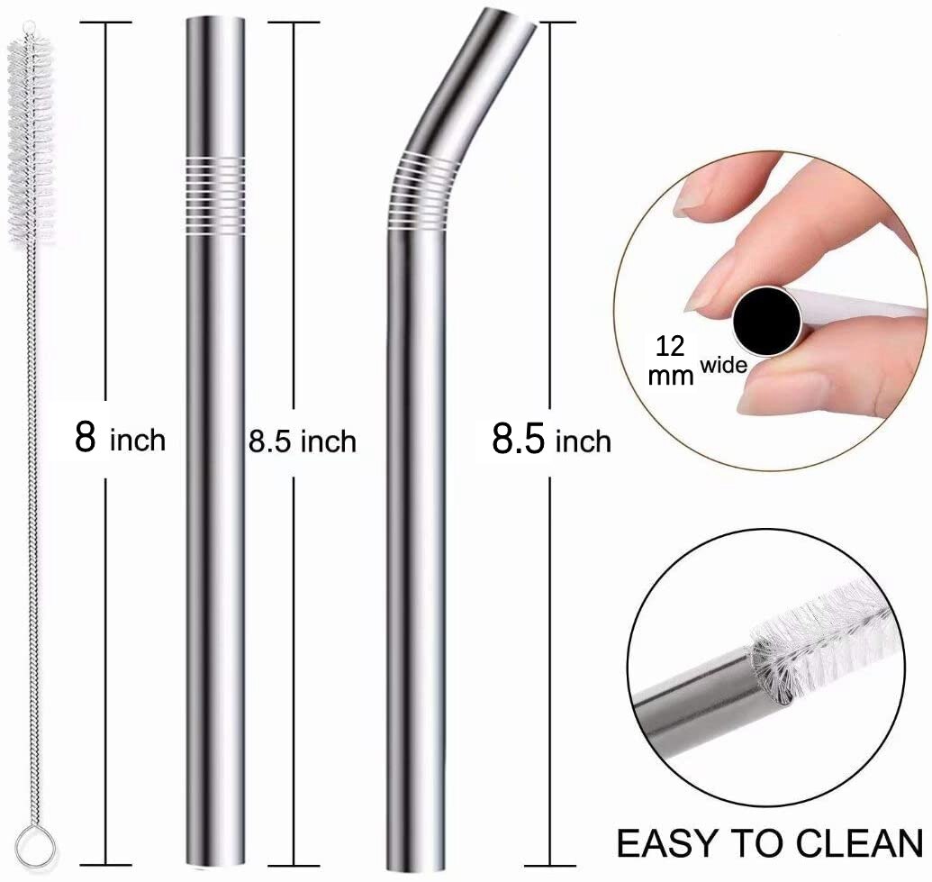 Stainless Steel Boba Straws