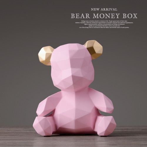 Piggy Bank Teddy Bear